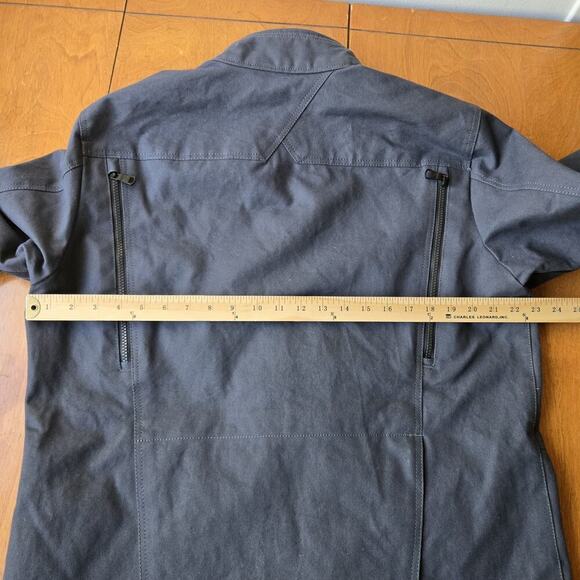 Aether Mojave Men's Canvas Motorcycle Jacket Graphite Gray Size XL - Picture 8 of 11